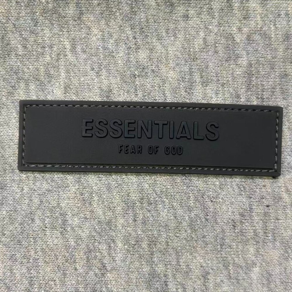 essentials dark oat hoodie